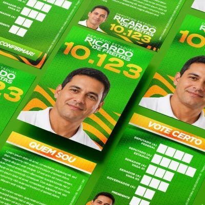 template campanha política 2026